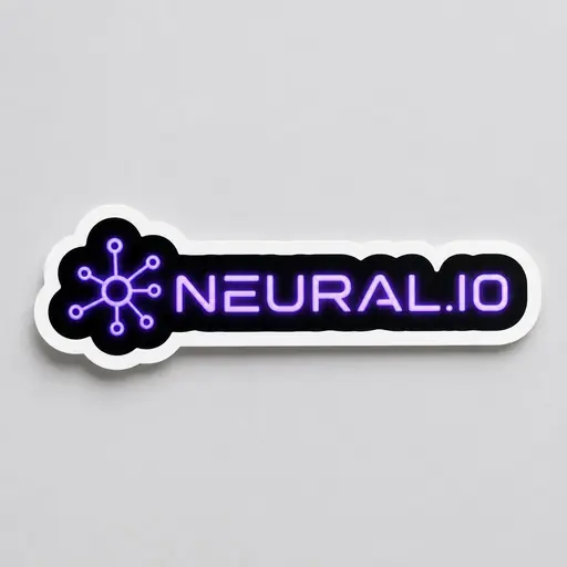 AI startup badge sticker